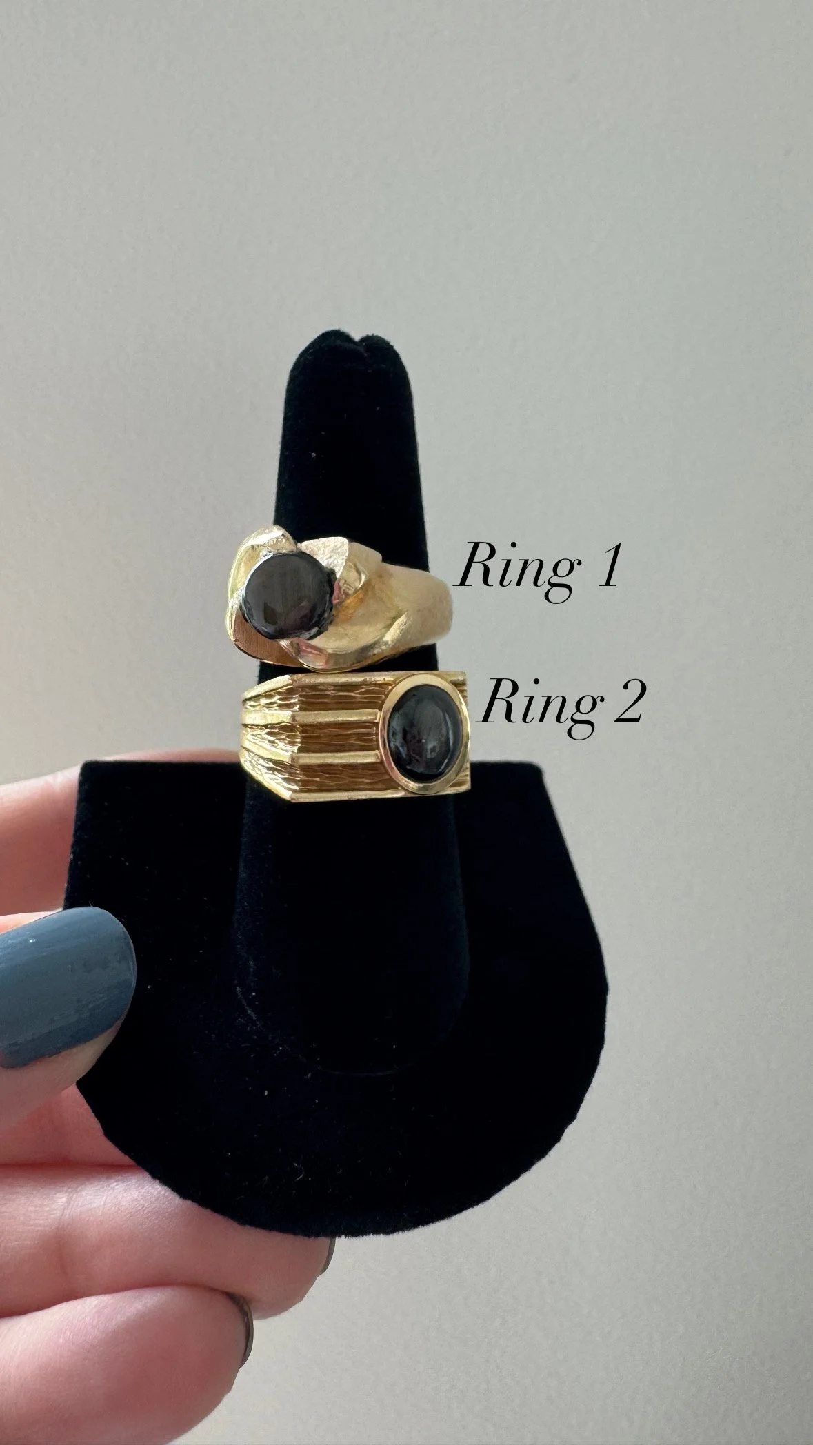 Men's Gold Statement Rings
