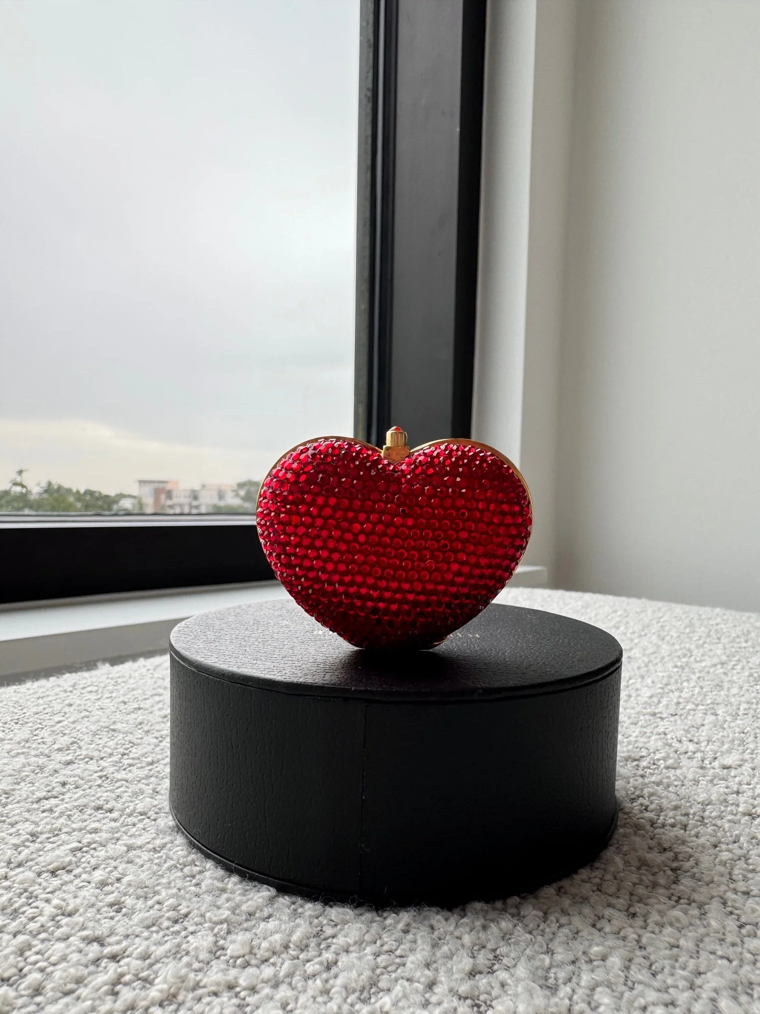 Judith Leiber Heart Pillbox