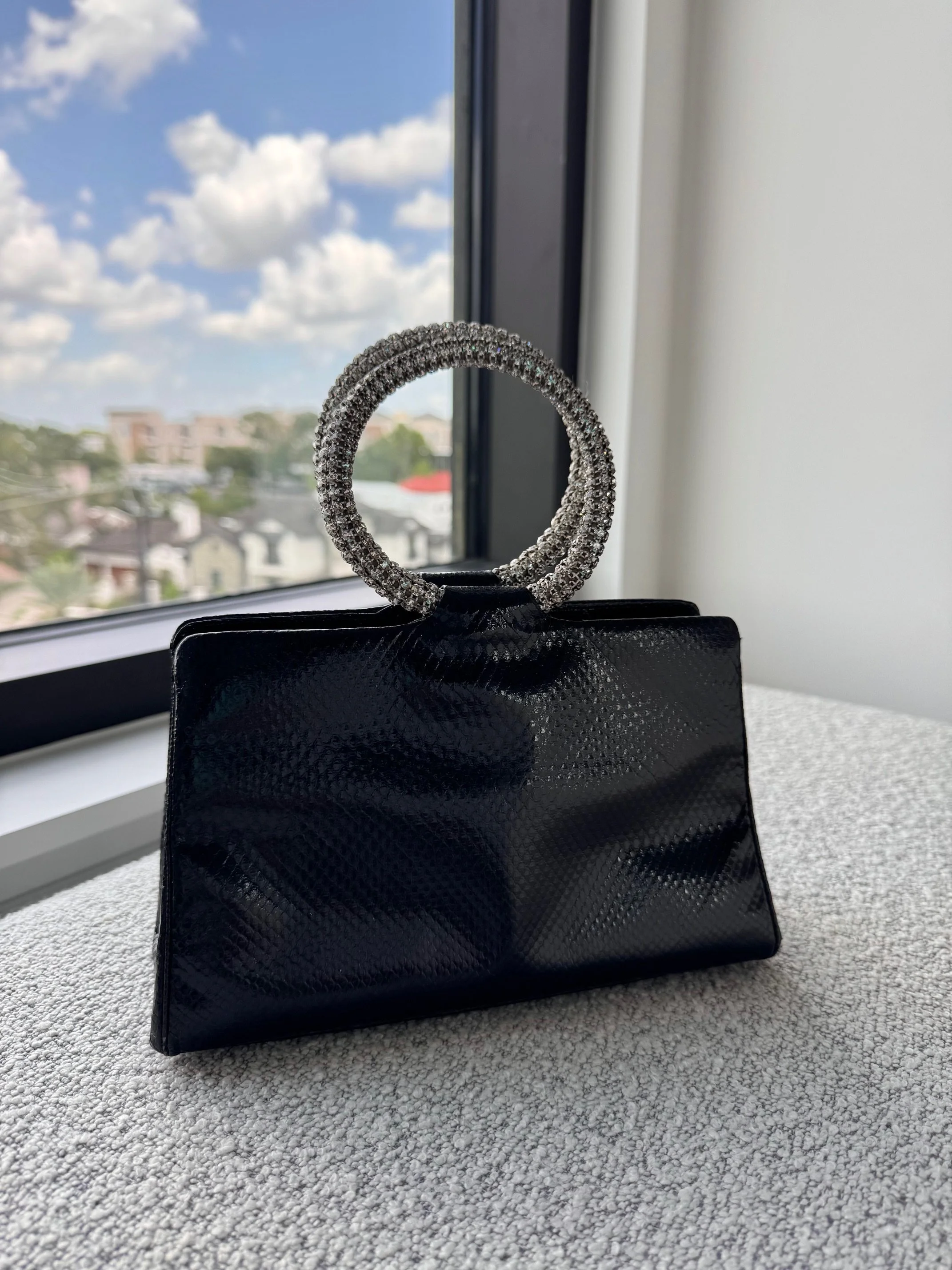 Judith Leiber Snakeskin Evening Bag