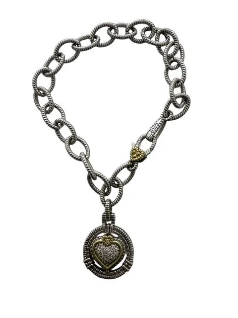 Elegance Heart Charm Bracelet by Judith Ripka