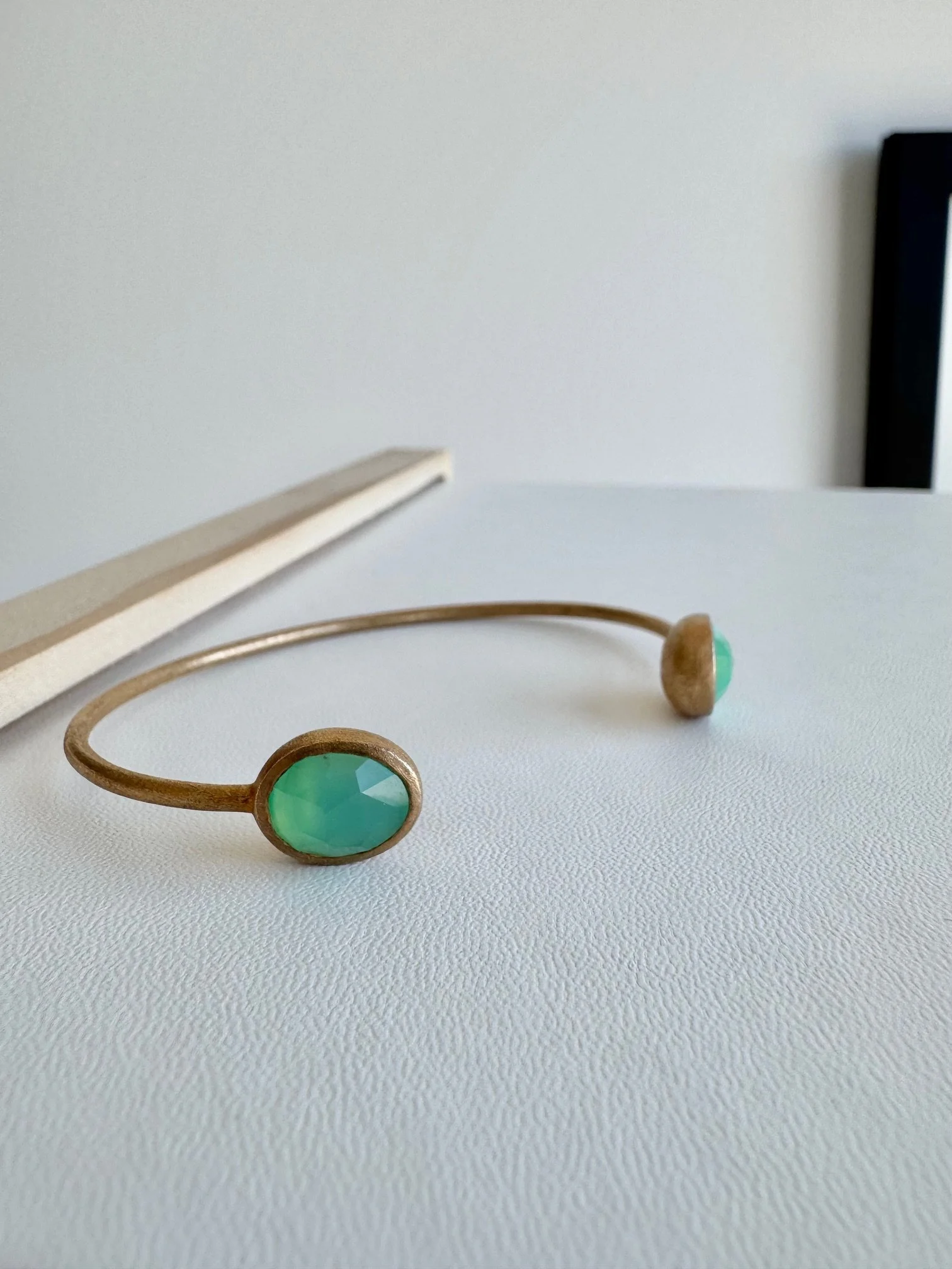 Gold and Stone Cuff