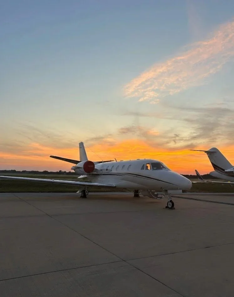 Cessna Citation XLS at XNA in Highfill Arkansas Northwest Arkansas Regional Airport detailing trusted Pure Aviation Detailing to do detailing on private jets and other aircraft.