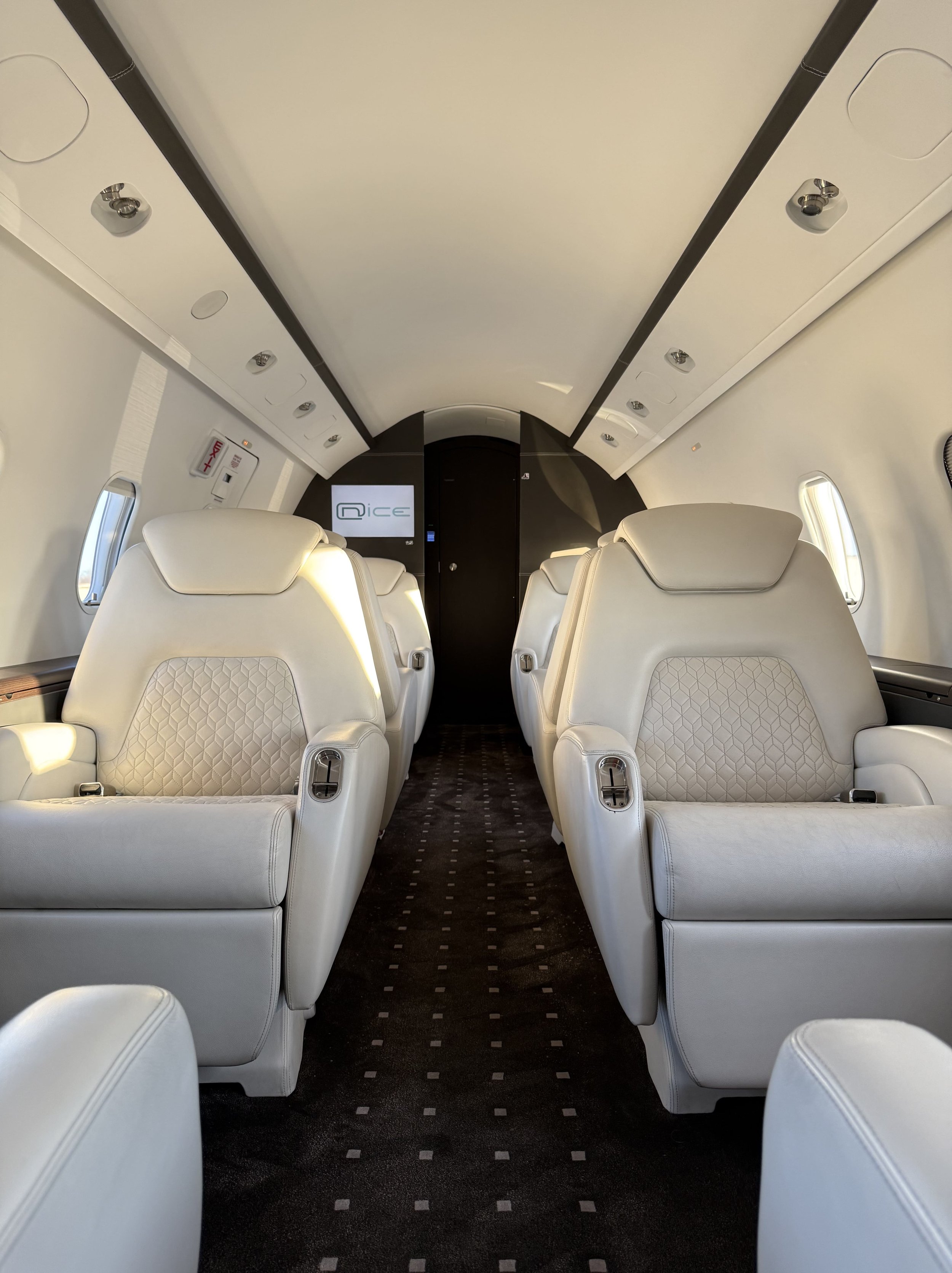 Interior aircraft detailing and cleaning service offered by Pure Aviation Detailing at Fort Smith Regional Airport in Fort Smith Arkanas FSM KFSM