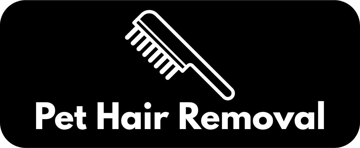 Aircraft pet hair removal service button offered by Pure Aviation Detailing certified and insured aviation detailing team.