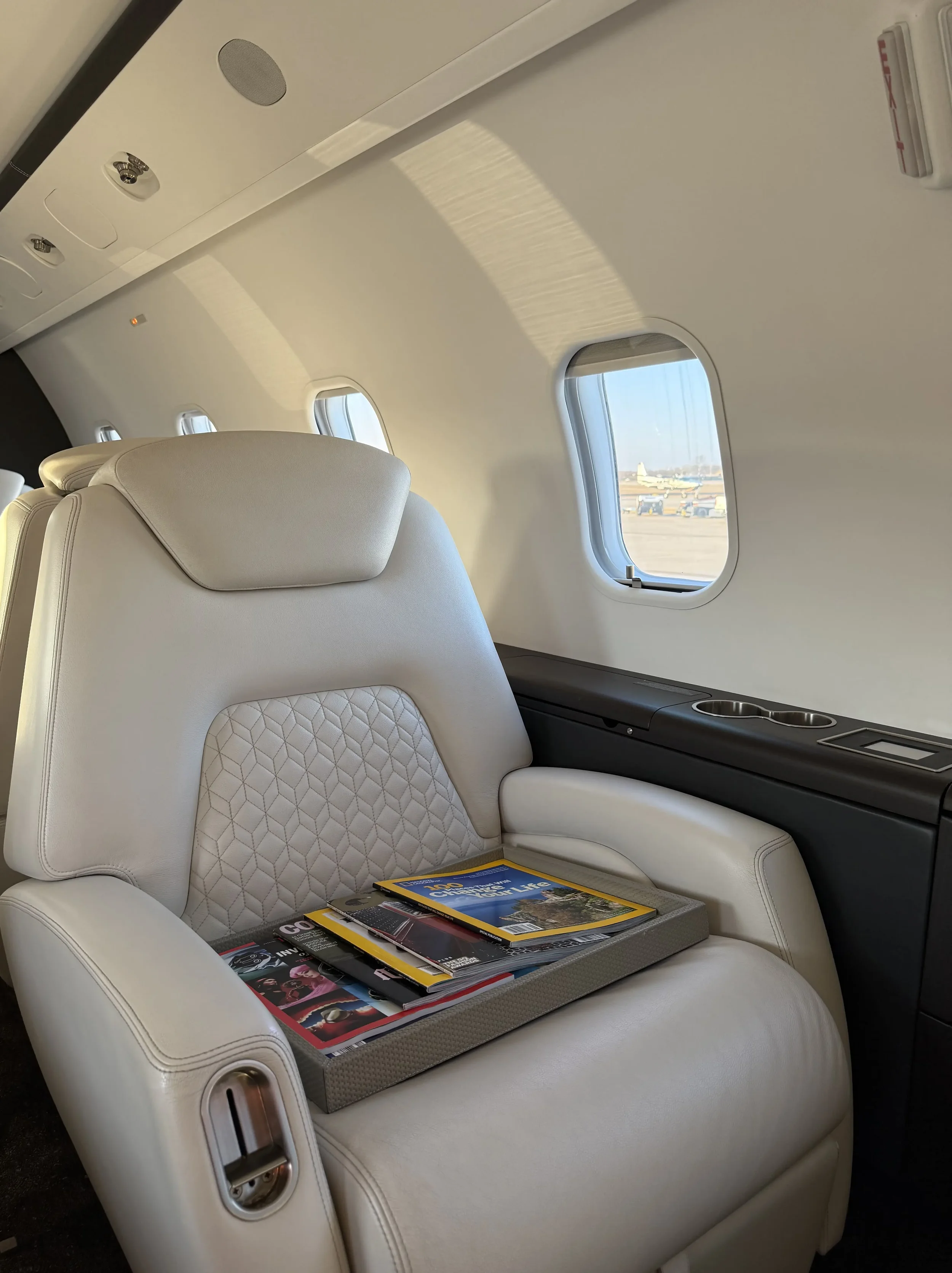 Interior leather conditioning service and uv protection for aircraft across arkansas oklahoma missouri and kansas by Pure Aviation Detailing