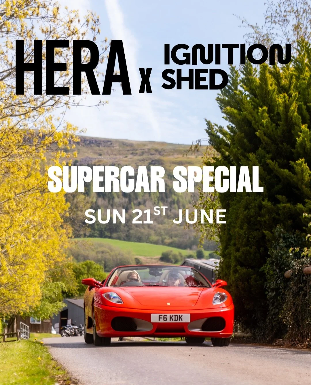 SUPERCAR SPECIAL 🚀

We&rsquo;re teaming up with @hera for a very special Shed Social on Sunday 21st June.

Expect an incredible mix of supercars, great coffee, good food and the usual laid-back Shed atmosphere overlooking the workshop and showroom.
