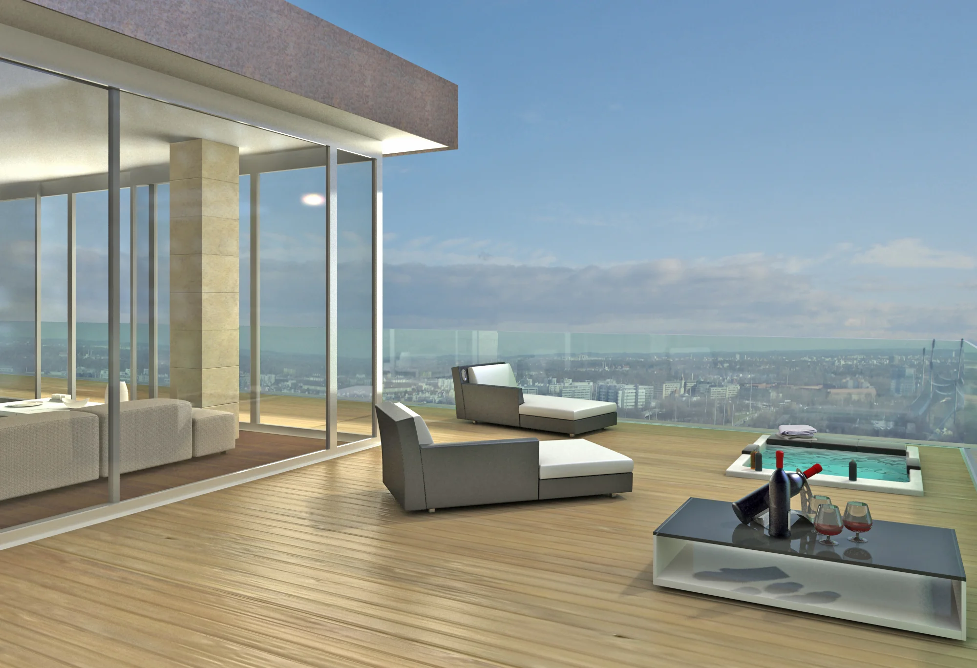 Dachterrasse Penthouse