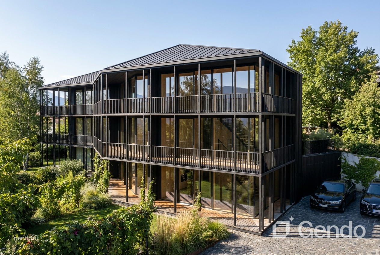 Neubau von drei Townhäusern in Kaltern Südtirol