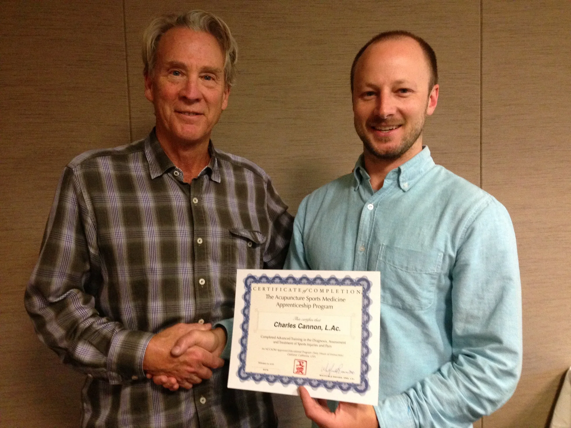 Charlie Cannon becomes Hood River's Acupuncture Sports Medicine Practitioner!