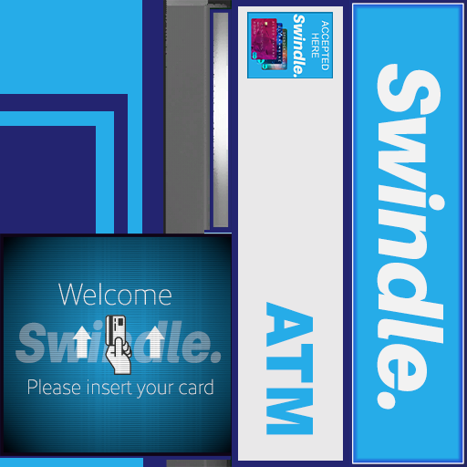 An example of limited model retexturing done. This was for an ATM model in the game Grand Theft Auto V.