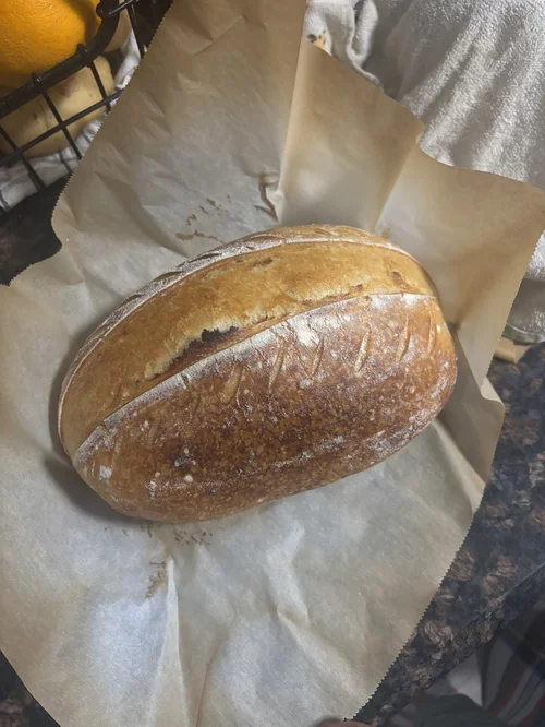 Sandwich loaf baked by Natalie