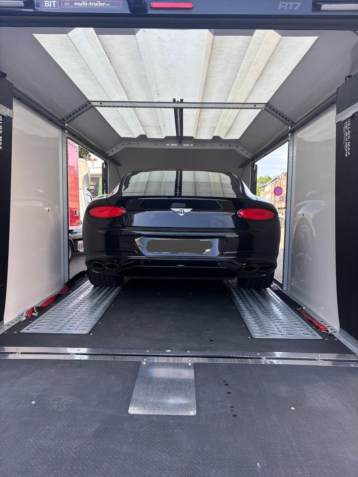 gesloten transport Bentley, gesloten transport luxe wagen