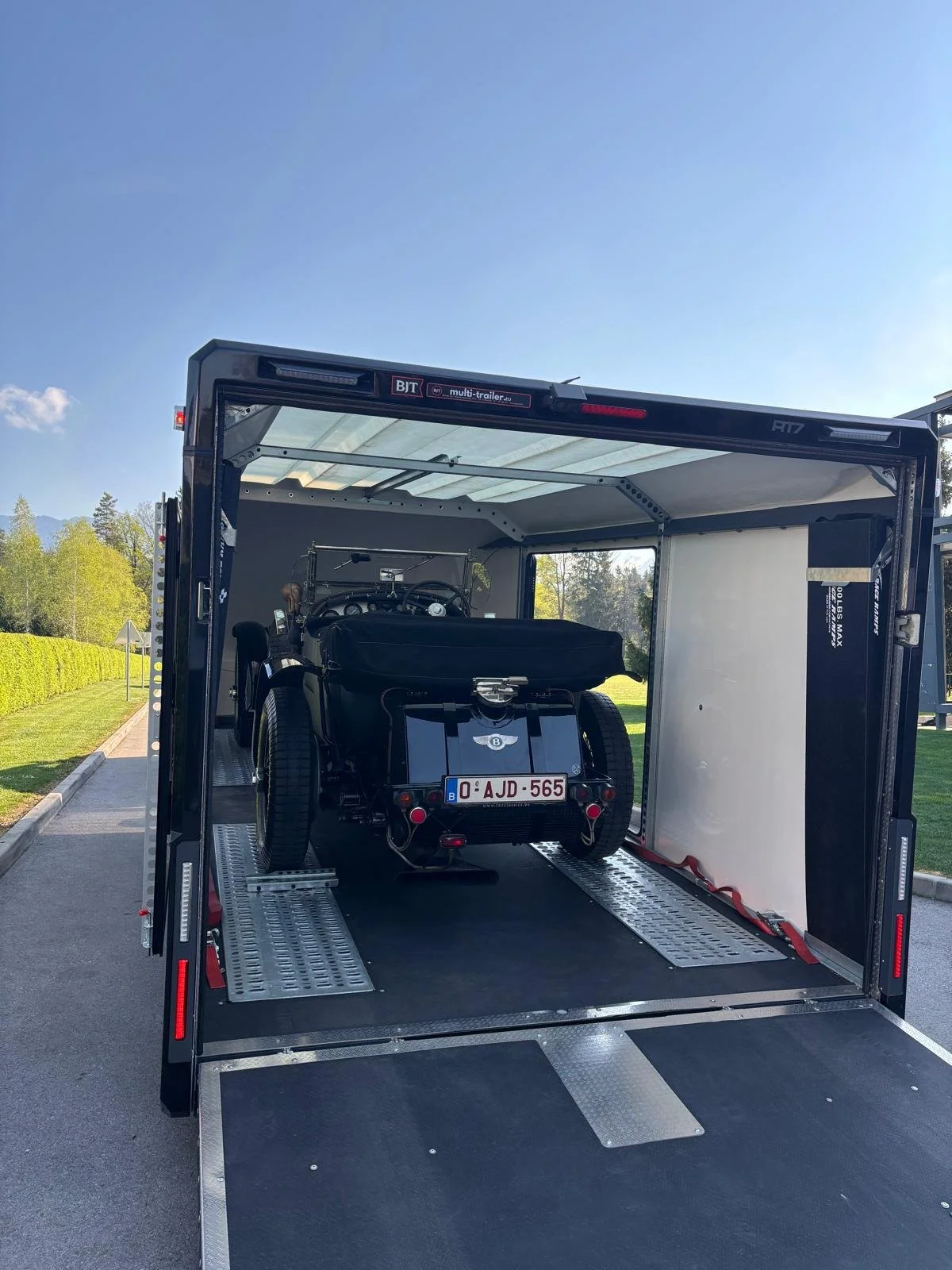Enclosed transport Italy, gesloten transport Spanje, transport Italië