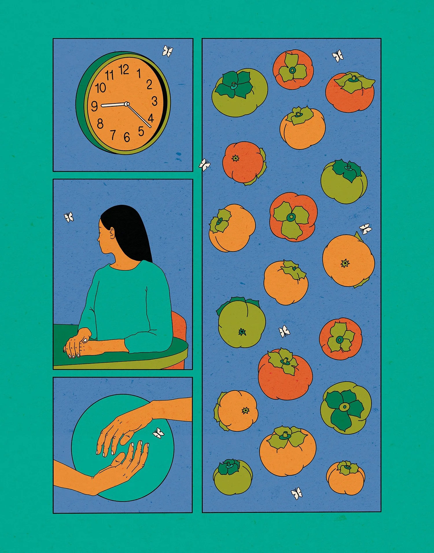 Ripening - Limited edition screen print, 2023, 14"x11"