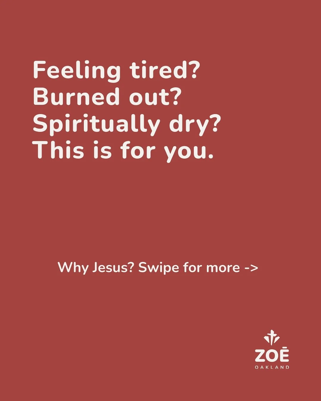 Why Jesus? #zoe #life #oaklanduniversity #rcu #youwerebuiltforthis