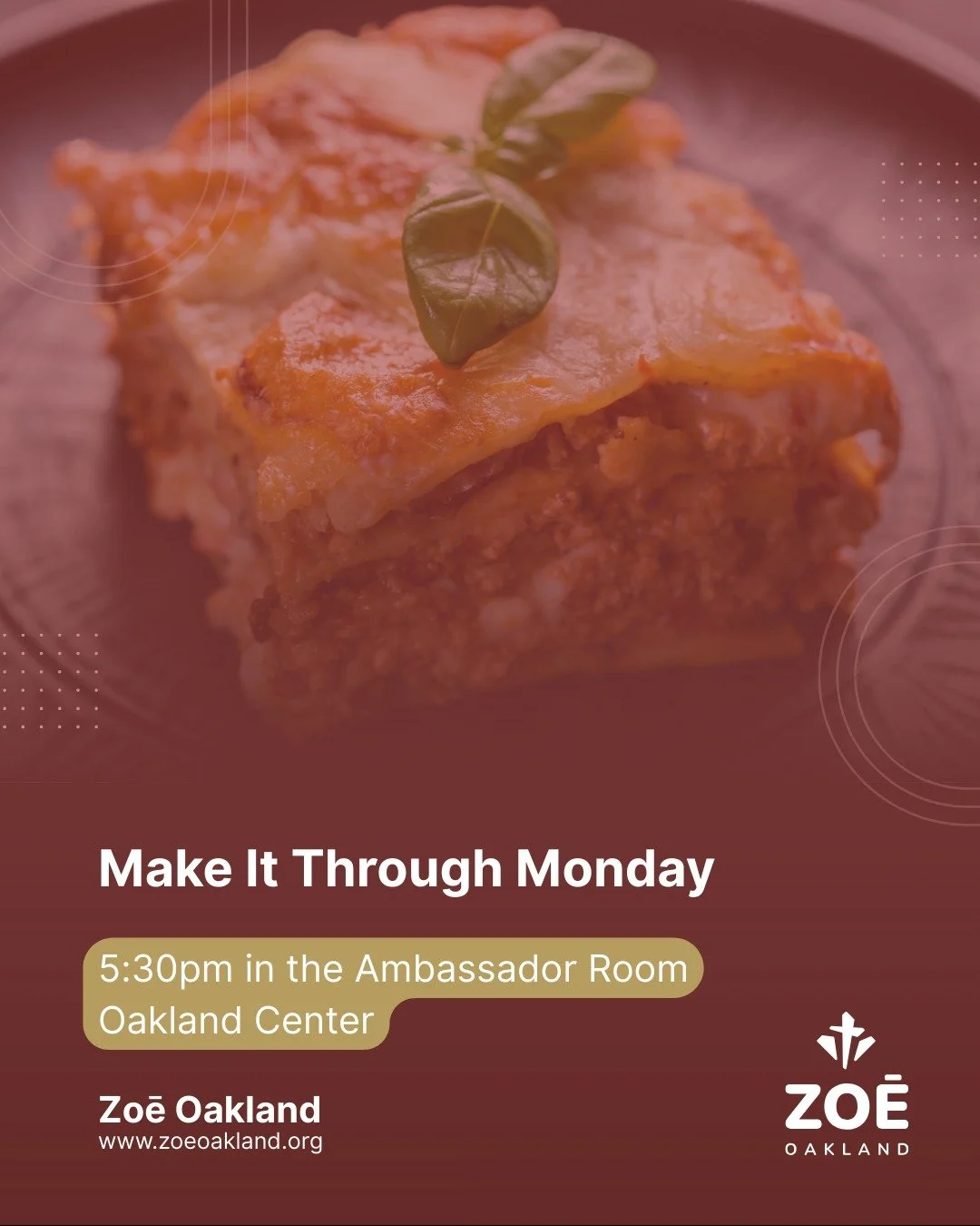The cold weather doesn't seem like it's going to let up, but nothing warms your heart like a hot meal, a chance to connect with others, and an opportunity to have some fun!

Join us tonight for Make It Through Monday, a free meal for the OU Community