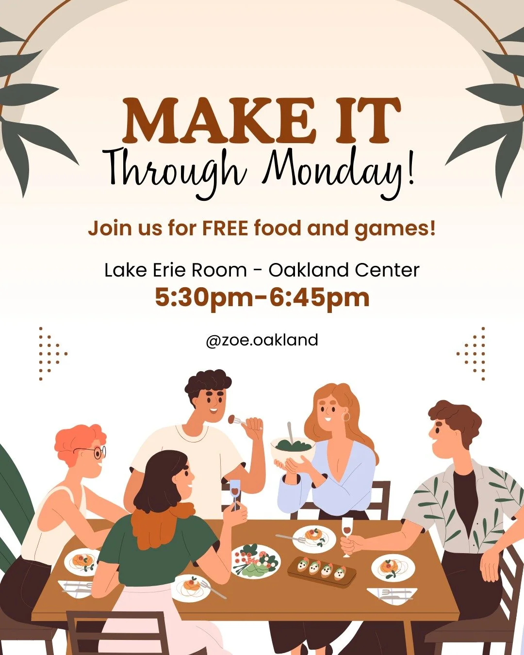 Join us tonight for FREE food, games, and an opportunity to serve!