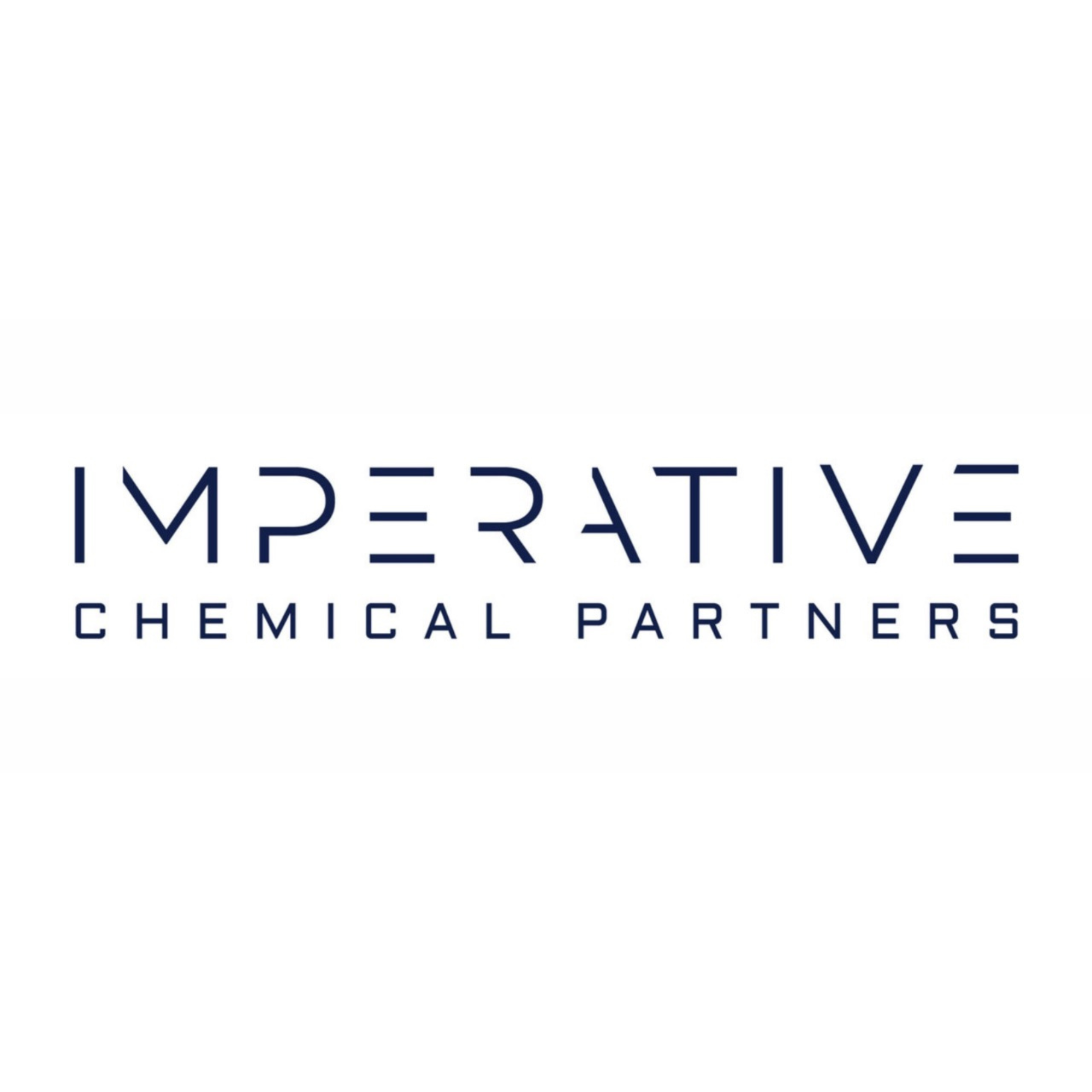 The logo of Imperative, a chemical company, featuring the company name in navy blue uppercase letters and a tagline below that reads "Chemical Partners."
