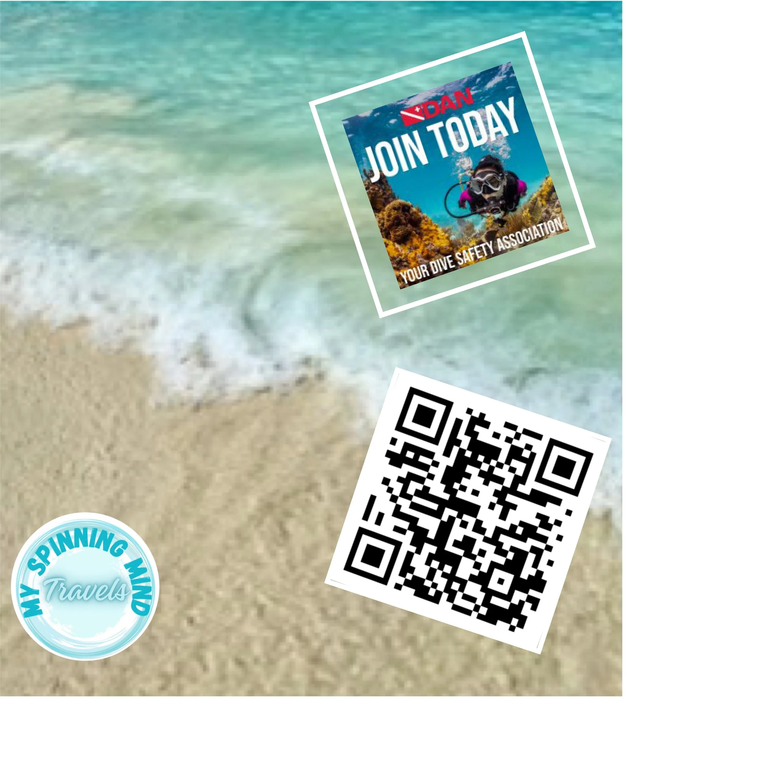 DAN TRAVEL DIVE INSURANCE QR CODE