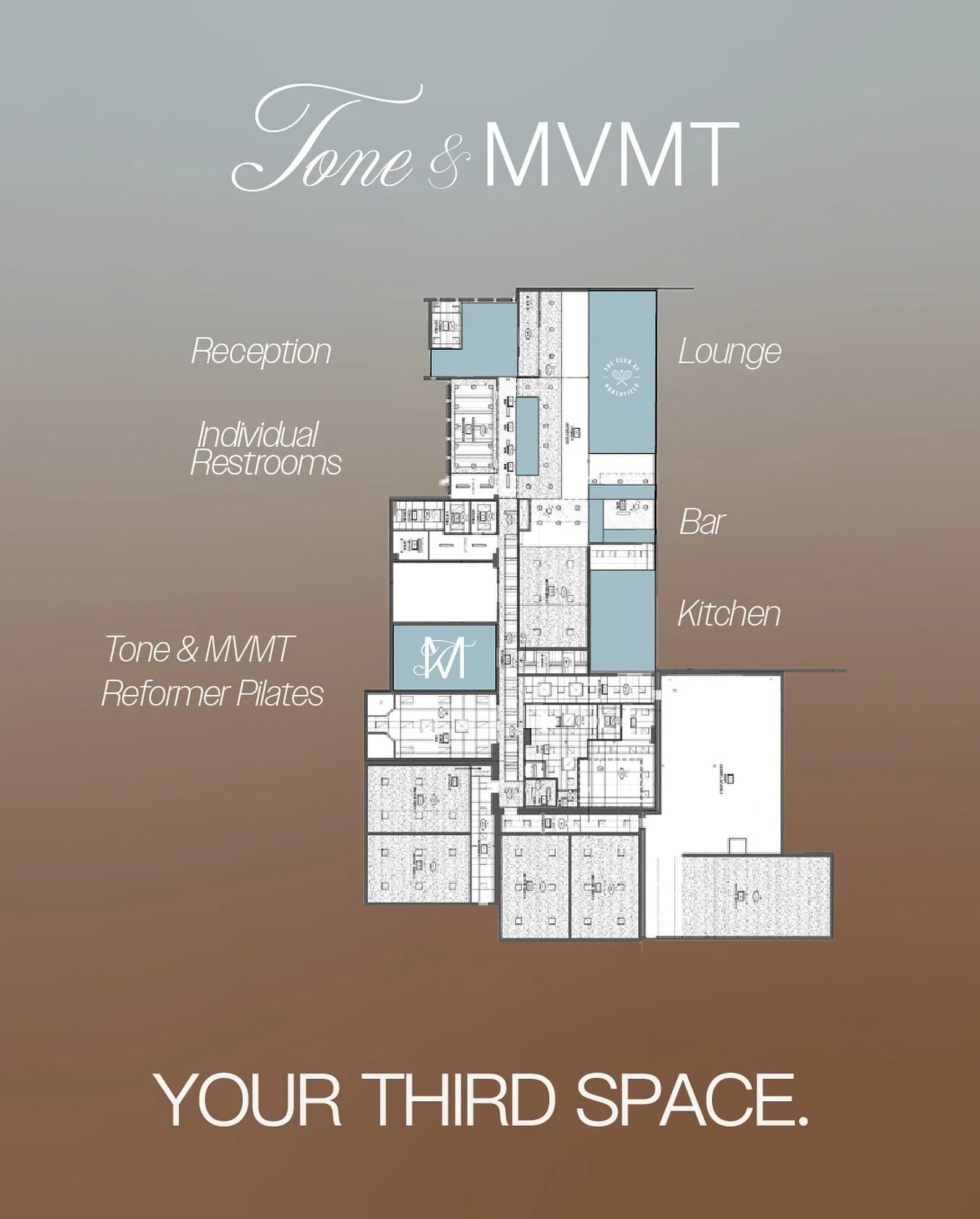 Your movement doesn&rsquo;t end at the final rep.

Tone &amp; MVMT members have access to a curated wellness flow:
 ➕ The Reformer Room &mdash; where the method lives ➕ Individual restrooms with considered design ➕ Up to 2 hours post-class in The Clu