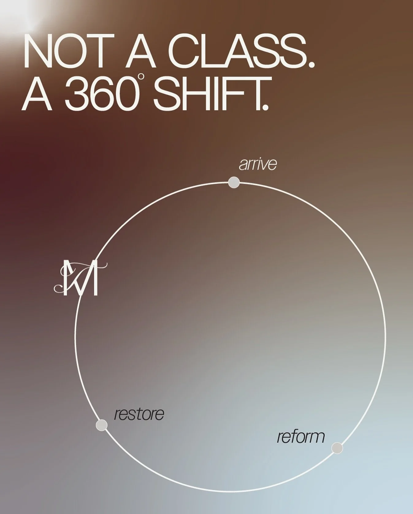 Not a class. A 360&deg; shift.

It starts the moment you arrive &mdash; no circling the block, no stress. On-premise parking welcomes you into ease.

Then you move: within a space shaped by architectural intention, where every line, every detail was 