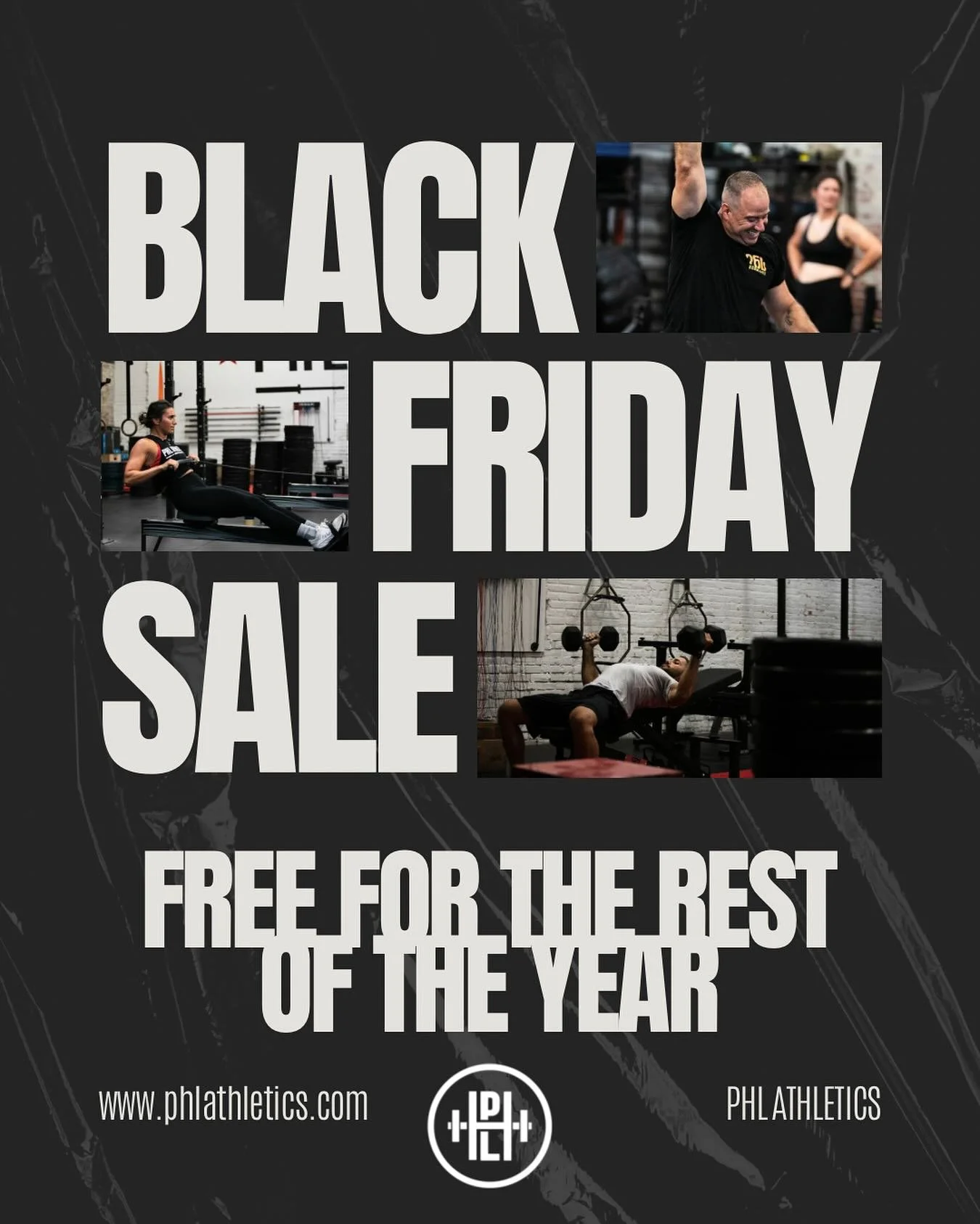 BLACK FRIDAY DEAL ALERT! 

Ready to crush your fitness goals? Sign up for a gym membership TODAY and get the rest of the year FOR FREE! That&rsquo;s right&mdash;enjoy top-notch equipment, inspiring trainers, and an amazing community at zero charge un