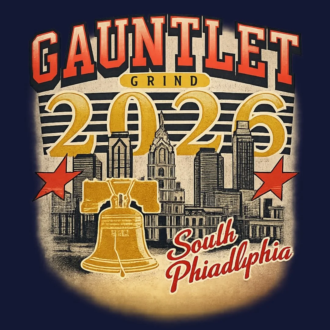 The Gauntlet Grind is coming.

Four stations. Strength, engine, and strategy. Built for every level, from first-time competitors to seasoned athletes who want a real test.
This is an individual competition designed so anyone can jump in, push their l