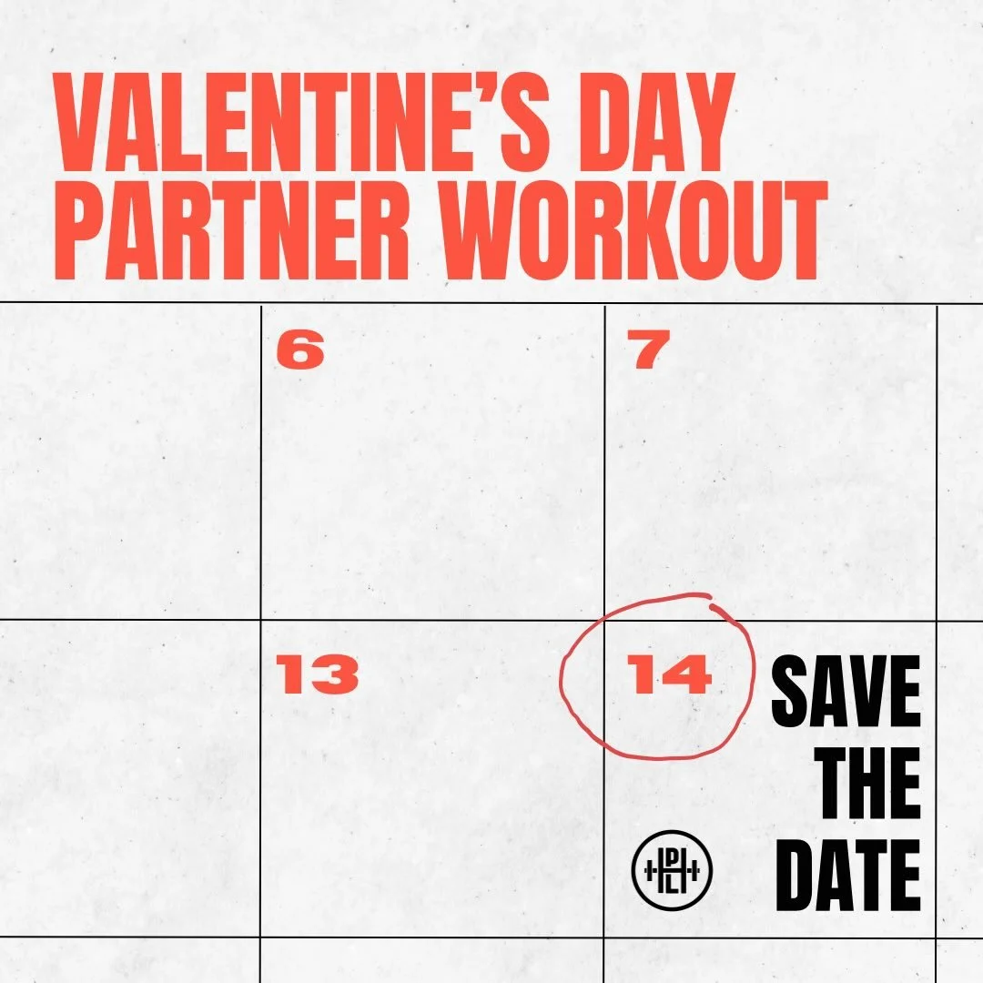 Love is in the air&hellip; and so is a serious sweat session ❤️&zwj;🔥 

Save the date for our Valentine&rsquo;s Day Workout on February 14 &mdash; open to everyone, members and non‑members. 
Grab your partner, your bestie, or just bring your amazing