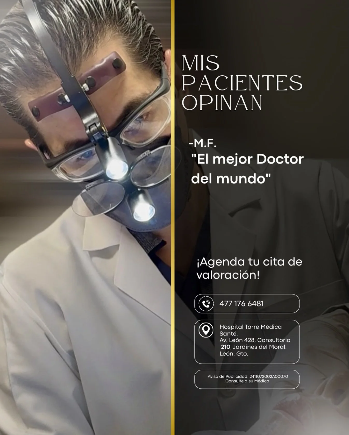 Dr. Luis Gerardo Garc&iacute;a Moreno | Cirujano Pl&aacute;stico Reconstructivo
Especialista en Cirug&iacute;a Facial y Corporal.
Innovaci&oacute;n en Tratamientos Avanzados con Tecnolog&iacute;a 
Redefiniendo la belleza con pasi&oacute;n y precisi&o