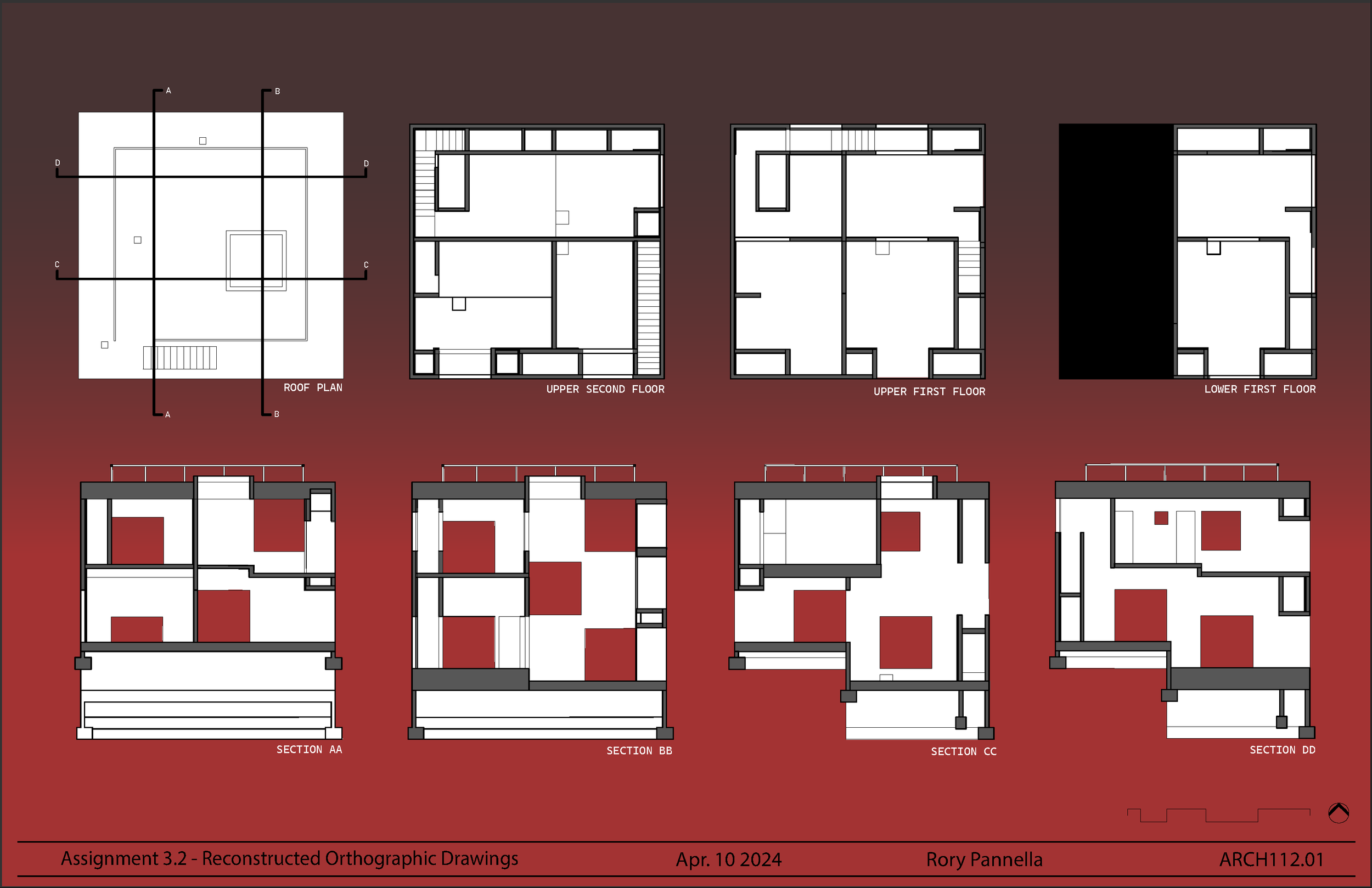 Reconstructed Orthographic Drawing