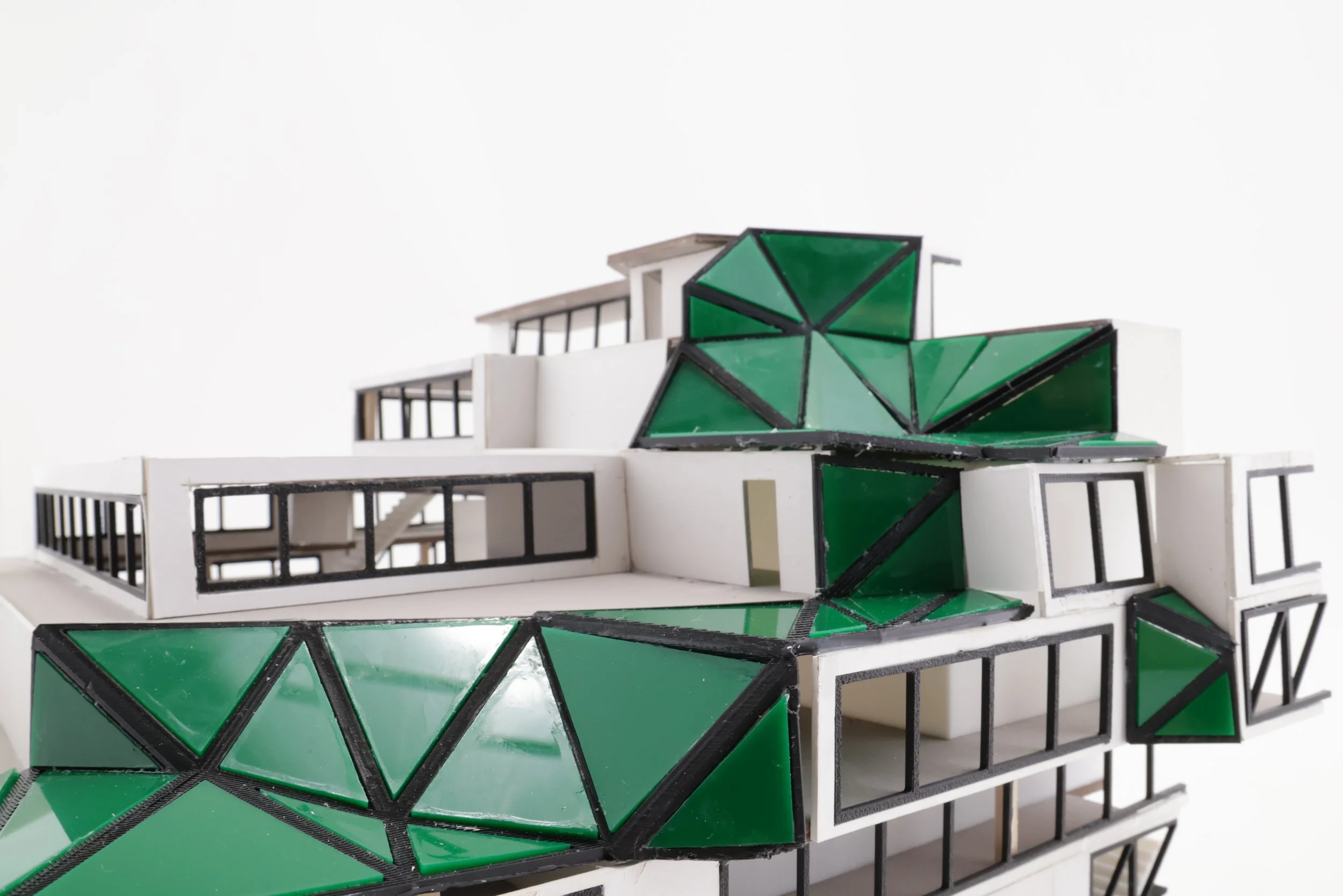 Image of recreation center doll house facade detail