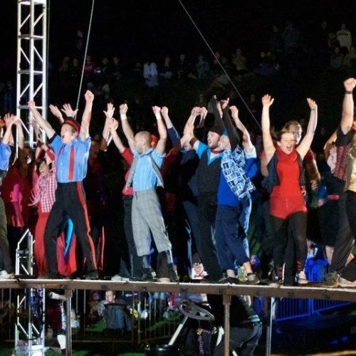 The show was a celebration of time spent in a community, sharing skills