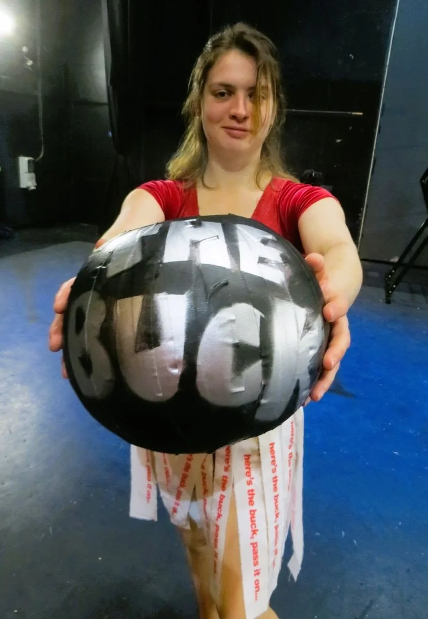 we invented a game 'pass the buck'