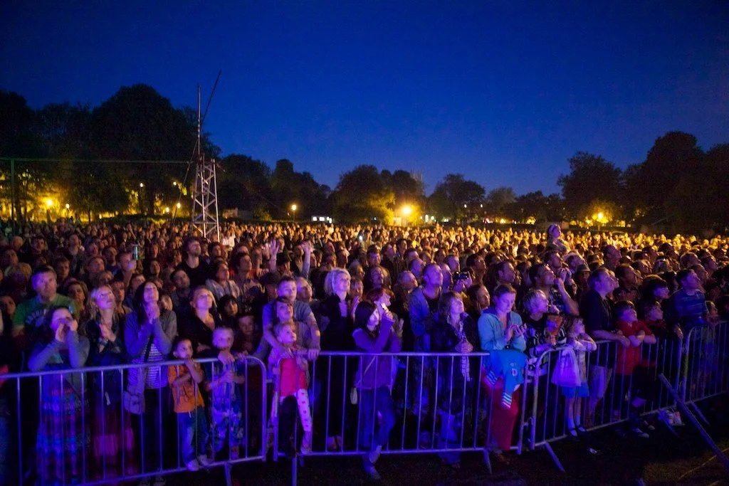 Huge crowds turned up to see friends and family perform with world class circus artists