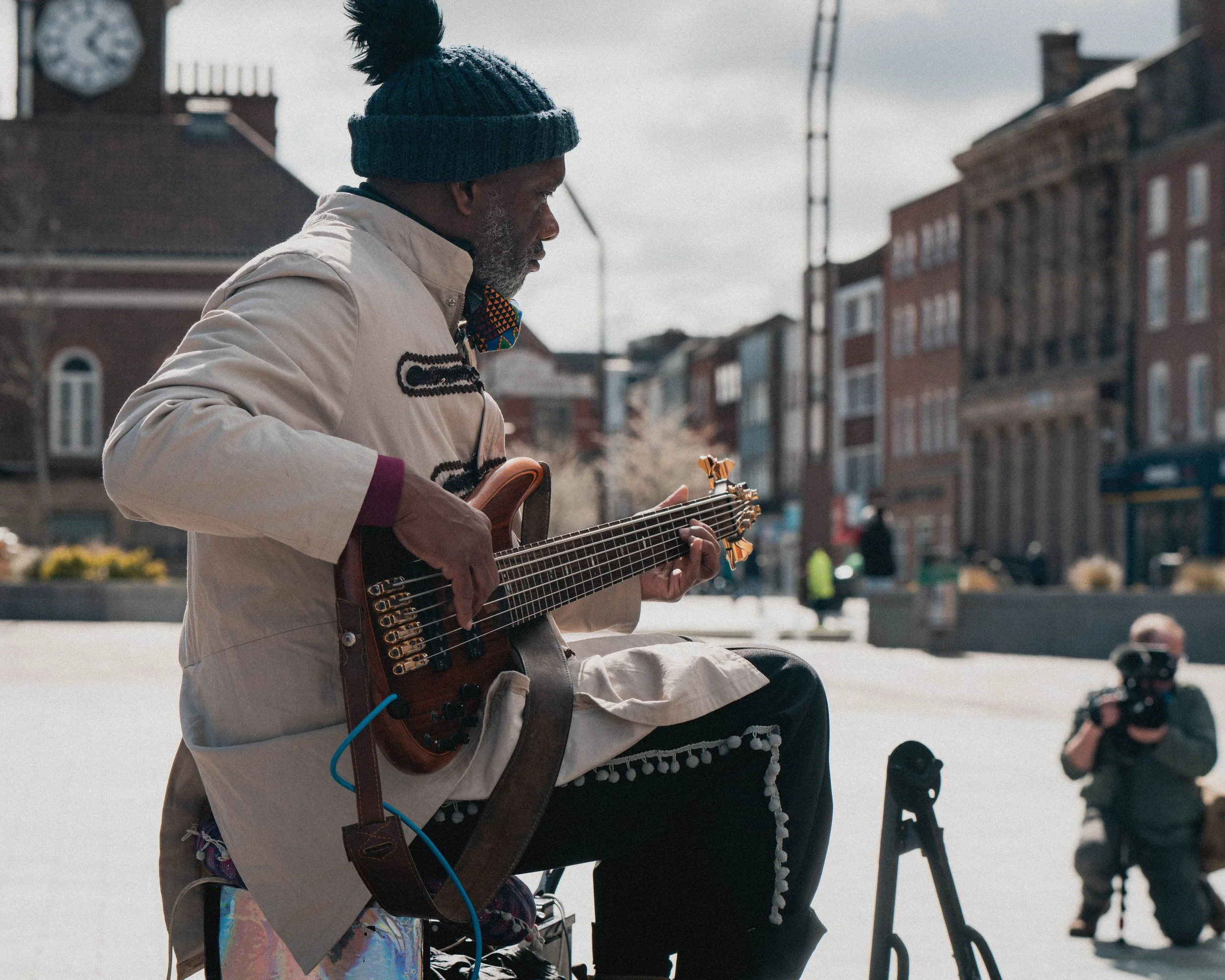 we had fabulous bass guitarist Steve Ojay accompanying us