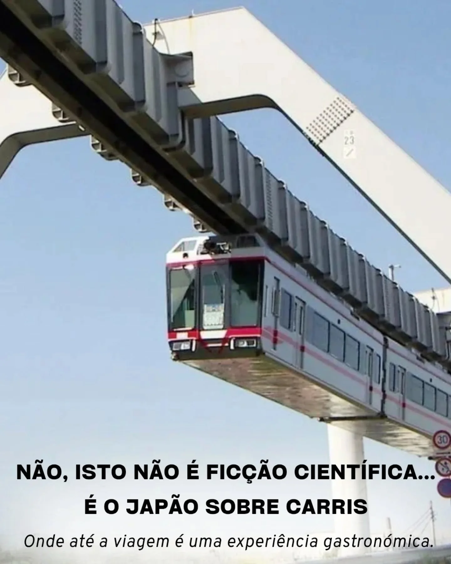 No Jap&atilde;o, at&eacute; os comboios s&atilde;o experi&ecirc;ncias sensoriais.
H&aacute; comboios que flutuam, comboios que servem refei&ccedil;&otilde;es de luxo e comboios onde o tempo abranda... experi&ecirc;ncias &uacute;nicas, tal como no Ram