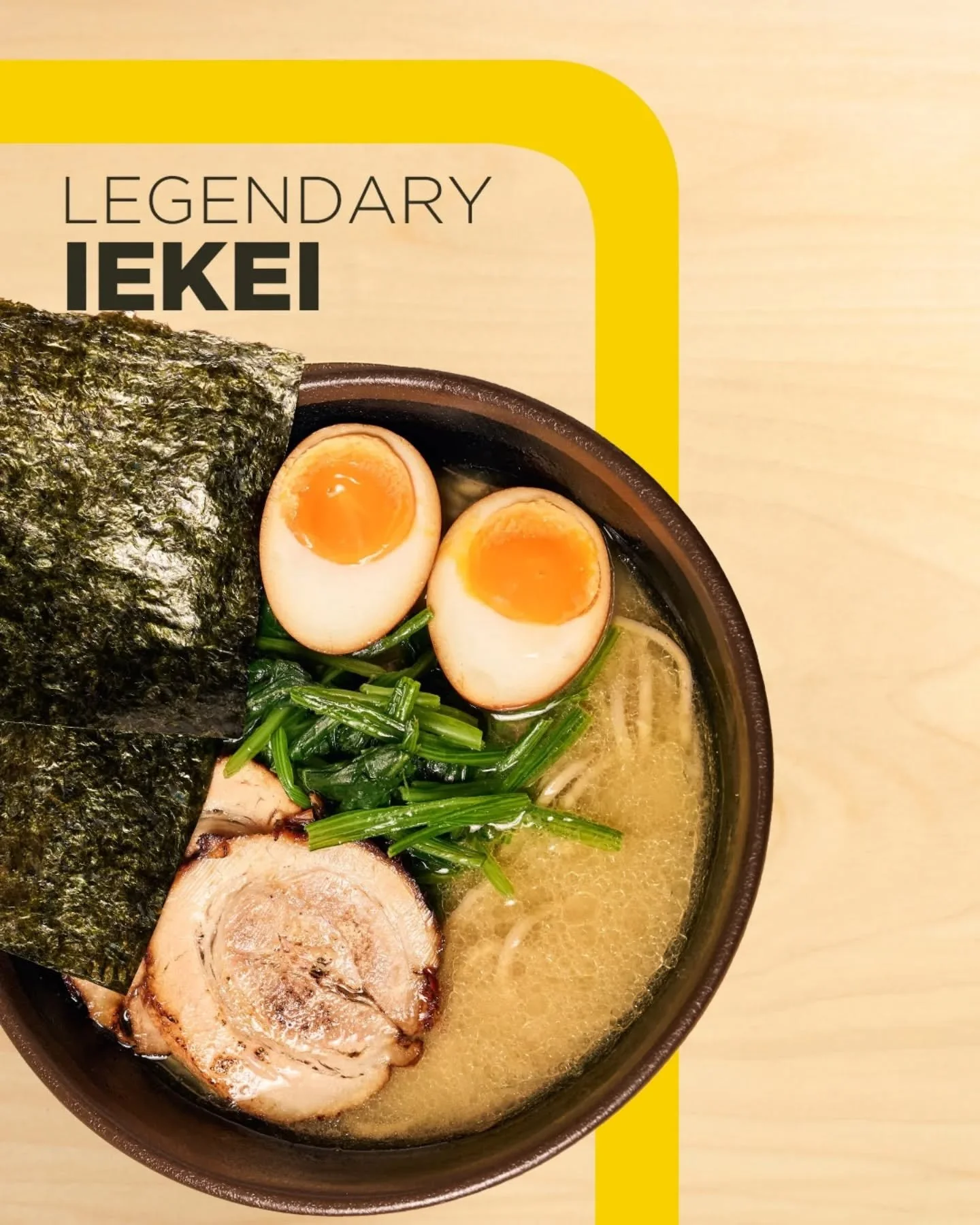 Ingrediente a ingrediente, constr&oacute;i-se uma lenda.
Caldo intenso, noodles m&eacute;dios, chashu flamejado e o equil&iacute;brio perfeito de toppings.
Legendary Iekei. 🍜🚉

🚉 Esta&ccedil;&atilde;o do Campo Pequeno&nbsp;
📍Campo Pequeno, 12, Li