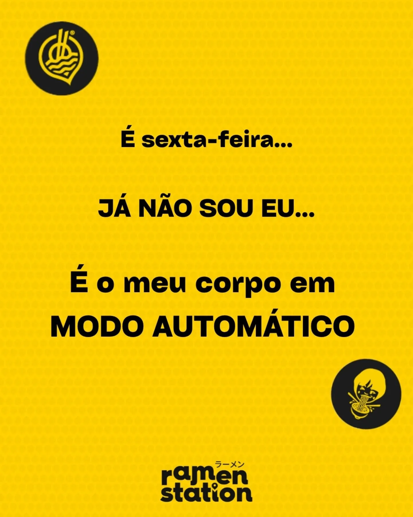 Em modo sobreviv&ecirc;ncia... mas sabes sobre onde ir 🍜🚉

🚉 Esta&ccedil;&atilde;o do Campo Pequeno&nbsp;
📍Campo Pequeno, 12, Lisboa
Aberto todos os dias:
🕛 2&ordf; a 6&ordf;: 12h00-15h00 | 19h00 - 22h00
🕛 S&aacute;b-Dom: 12h00-22h00

🚉 Esta&c