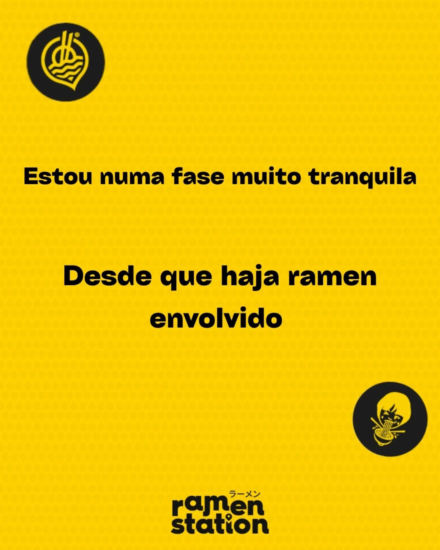 Quando sabes, sabes 🍜😎

🚉 Esta&ccedil;&atilde;o do Campo Pequeno&nbsp;
📍Campo Pequeno, 12, Lisboa
Aberto todos os dias:
🕛 2&ordf; a 6&ordf;: 12h00-15h00 | 19h00 - 22h00
🕛 S&aacute;b-Dom: 12h00-22h00

🚉 Esta&ccedil;&atilde;o de Benfica
📍Traves
