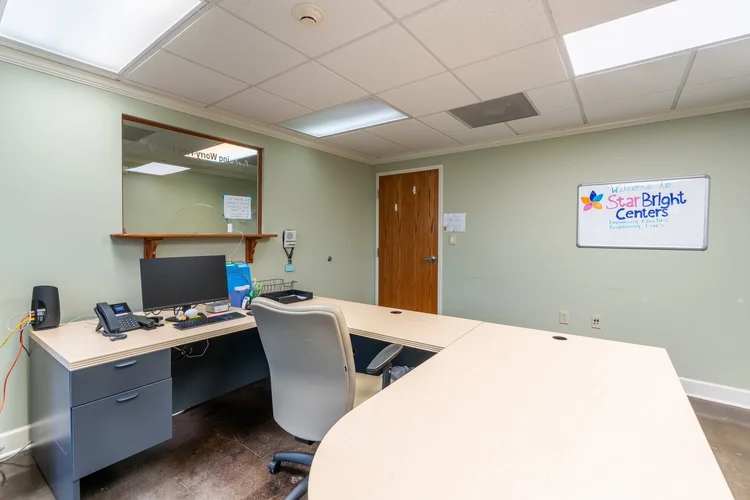 The front desk at StarBright Centers in Maryville, TN