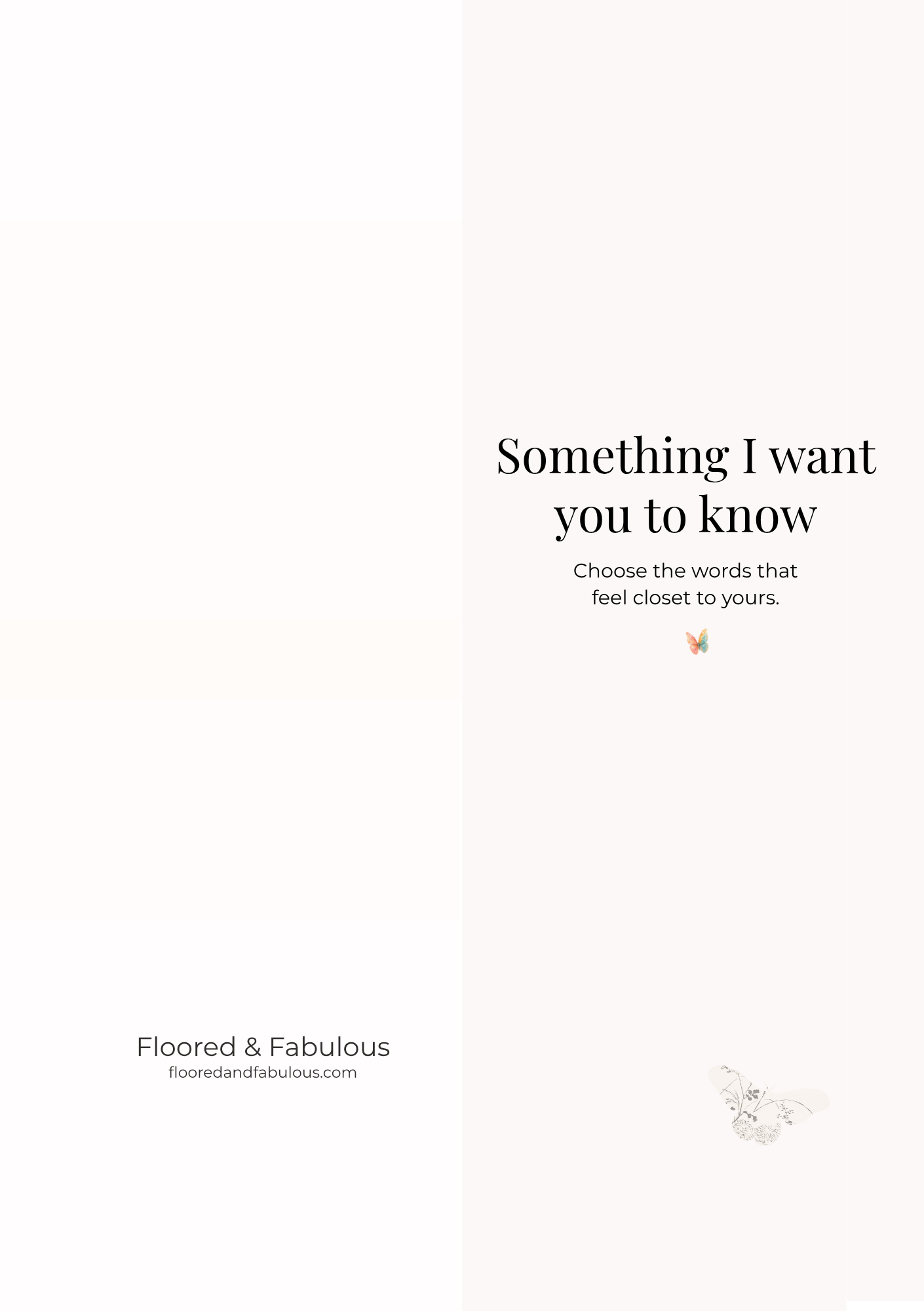 Something I Want You to Know – Complete Collection