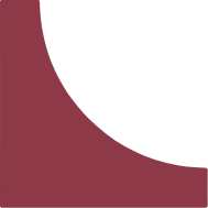 A close-up of a dark maroon object with a partially visible black circular area