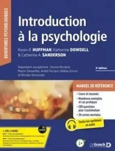 A book cover: Introduction à la psychologie