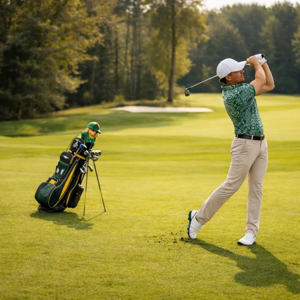 Wind howling? Temps dropping? Doesn&rsquo;t matter here. 🍃

Perfect lies, perfect temps, and the Sunday Green fits from @goodgood @goodgood_apparel in the shop 🍀⛳️

Play, practice, and look the part&mdash; Get your Sunday Green Fit while it lasts!
