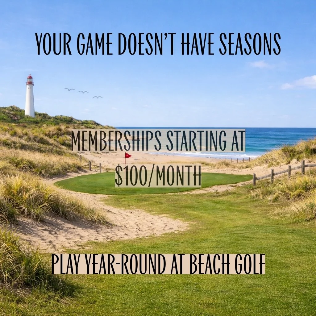Cold, windy, snow on the ground&hellip; doesn&rsquo;t matter.
At Beach Golf, it&rsquo;s always a perfect day to play.

Whether you&rsquo;re getting in a few swings a week or grinding every day&mdash;we&rsquo;ve got a membership for you ⛳

Front 9 &md