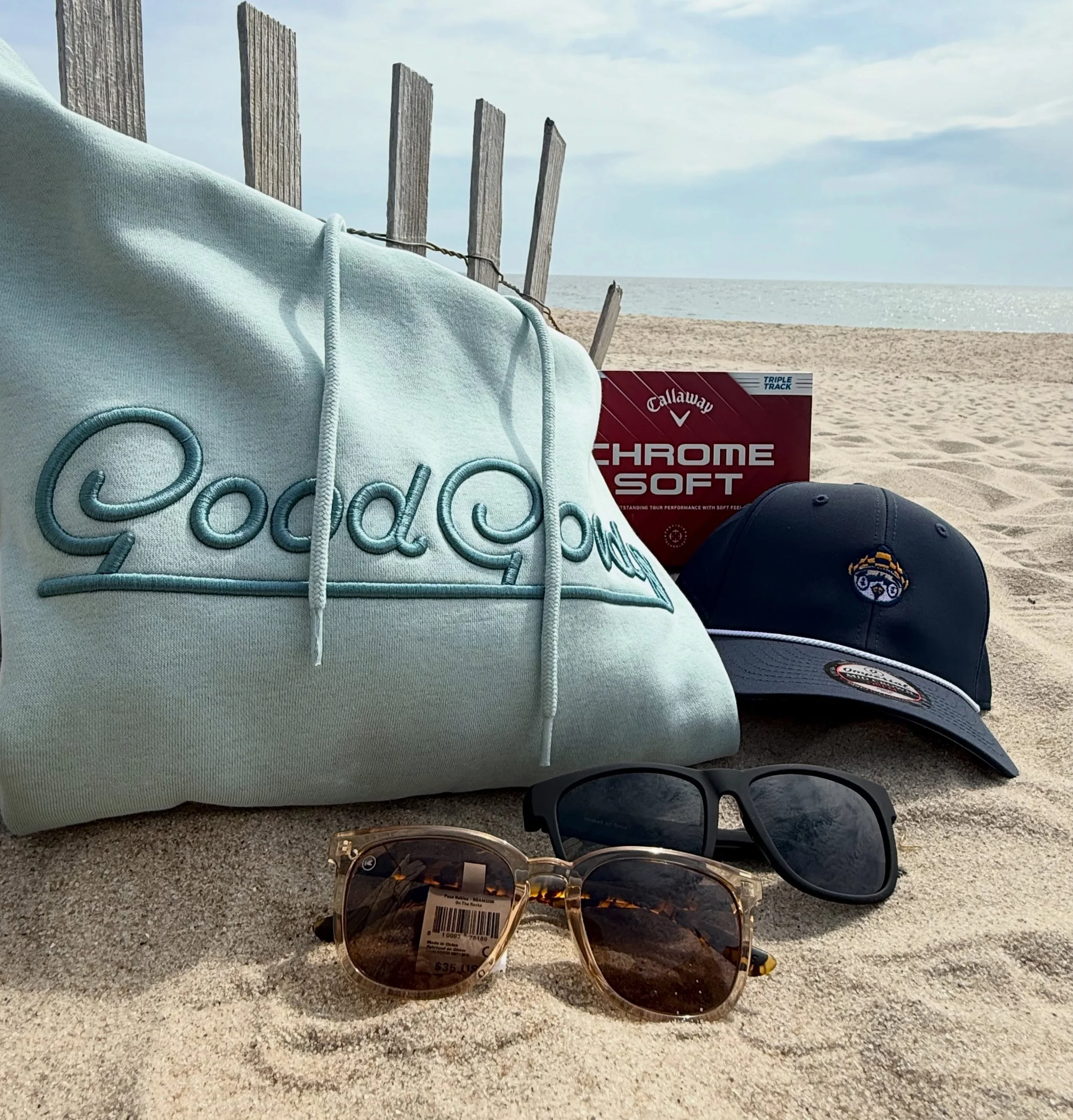 Sun&rsquo;s out. You&rsquo;re gonna need these. 😎

New styles from @goodr &amp; @knockaround now at Beach Golf.

Easy for the course, beach, boat, boardwalk runs, and everything in between.

From sunglasses and apparel to simulator time and golf ess