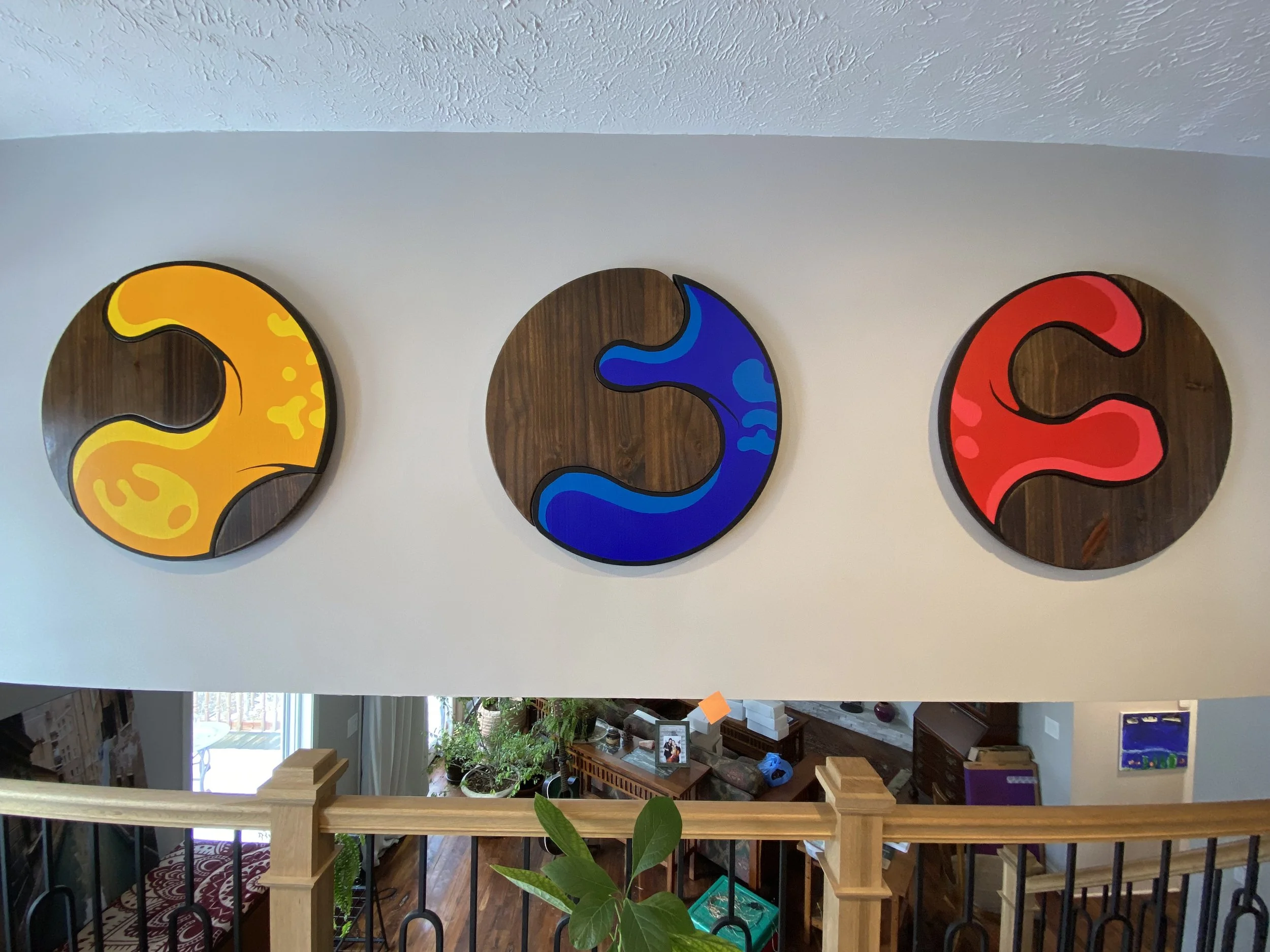 Untitled, 2022
acrylic on wood, 24" x 24" each

sold