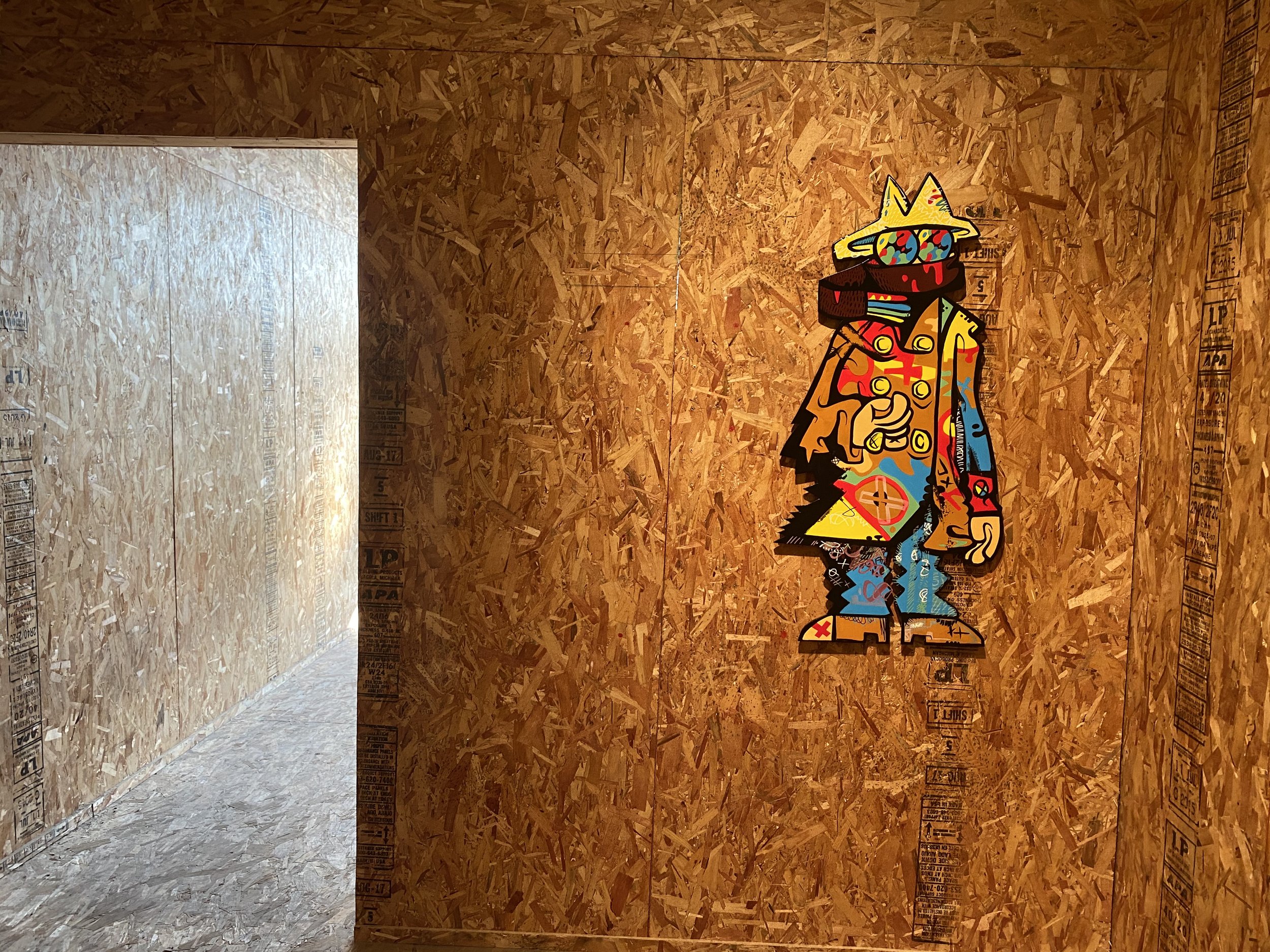 Neighborhood Watch. 2020
acrylic on wood, 36" x 18"

sold