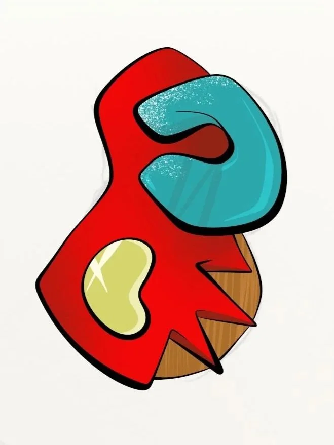 Primary, 2023
acrylic on wood, 24" x 18" 
(digital mock-up)