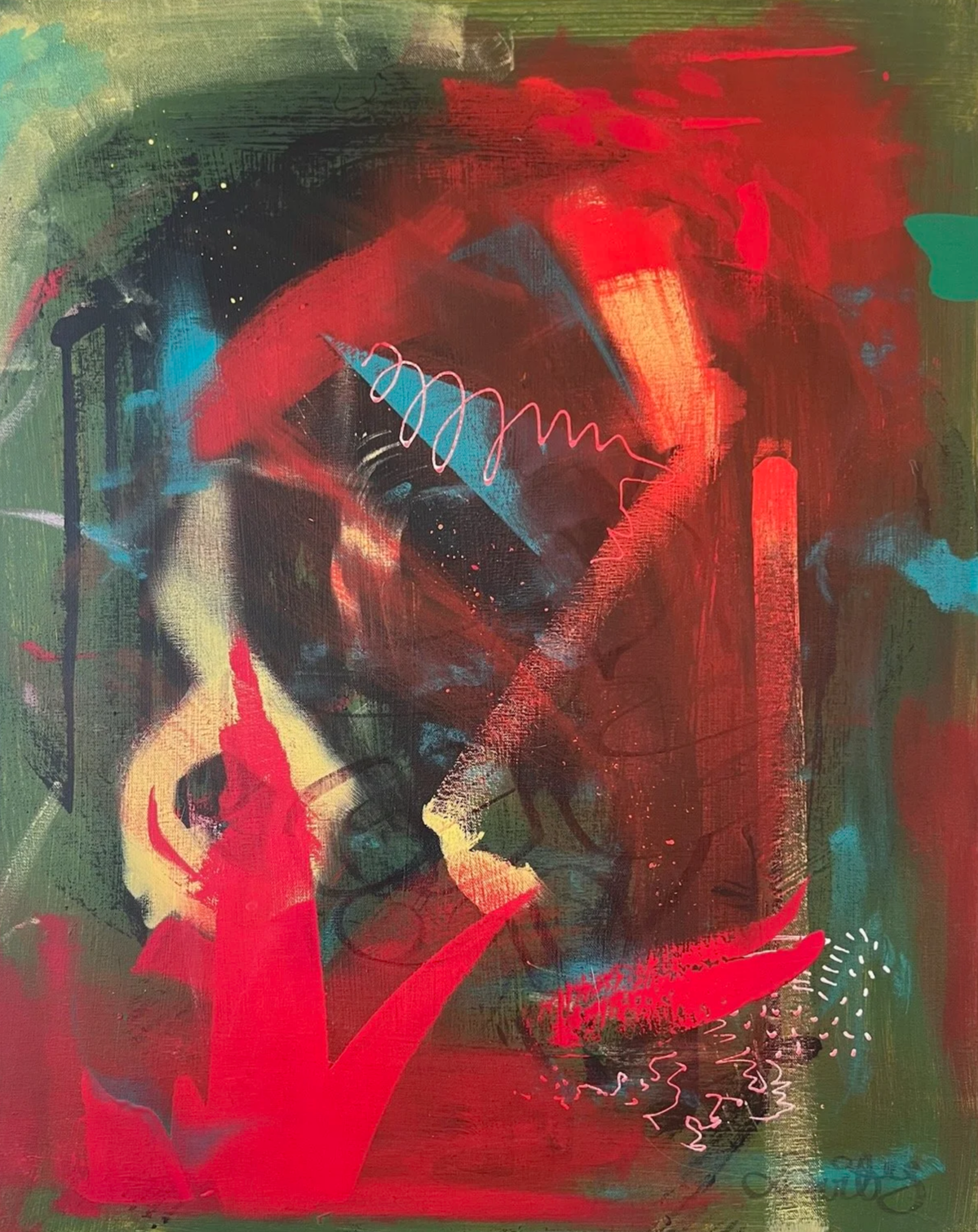 Untitled, 2024
acrylic on canvas, 30" x 24"

sold